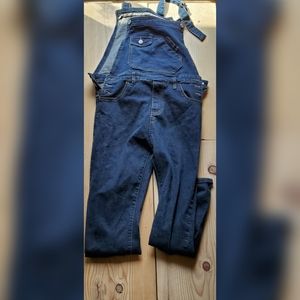 Slim fit unbranded denim overalls